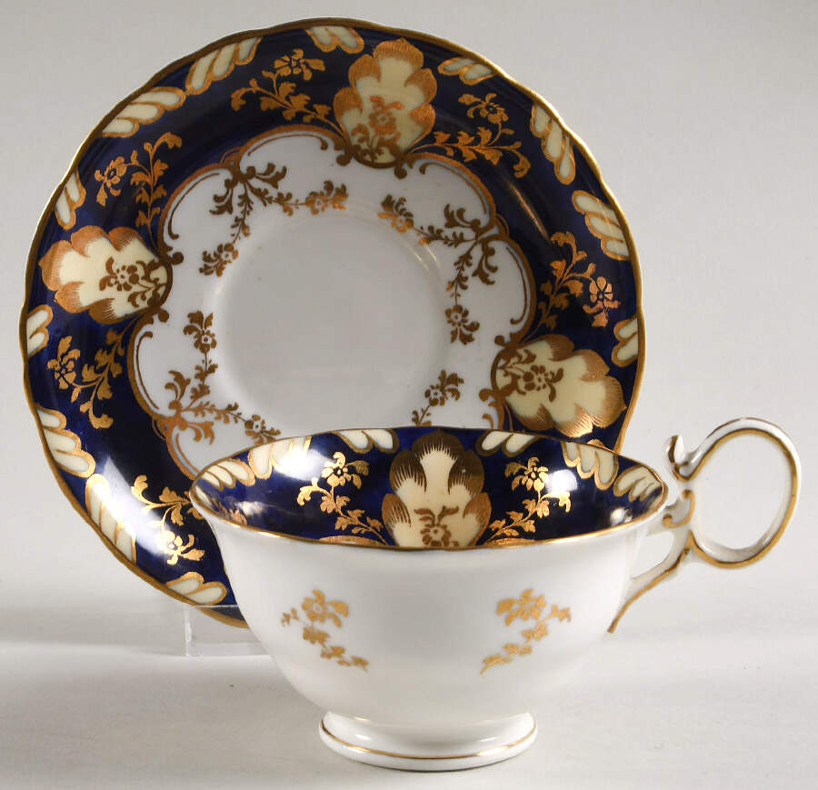 0354 Footed Cup & Saucer Set by Bishop & Stonier-1
