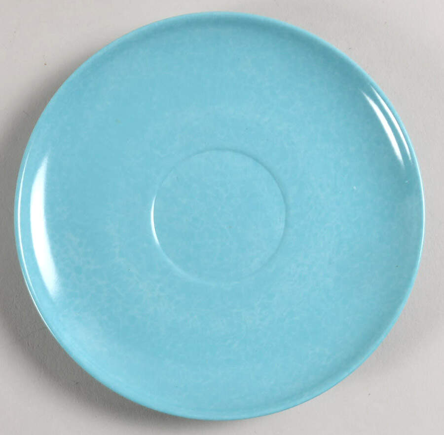 Color-Flyte and Royale (Melmac) Saucer for Flat Cup by Branchell (USA)-1