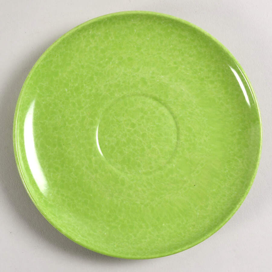 Color-Flyte and Royale (Melmac) Saucer for Flat Cup by Branchell (USA)-1