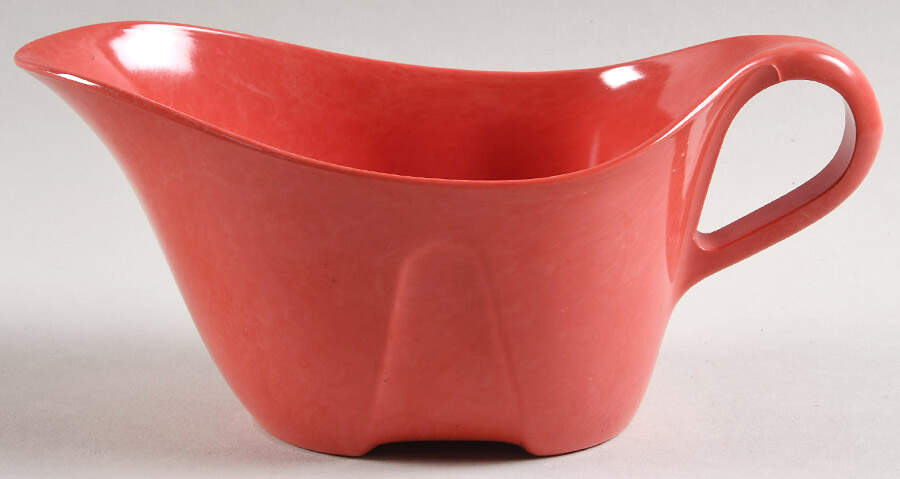 Color-Flyte and Royale (Melmac) Gravy Boat by Branchell (USA)-1
