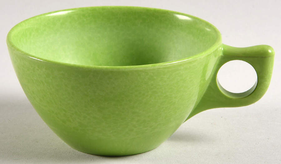 Color-Flyte and Royale (Melmac) Flat Cup by Branchell (USA)-1