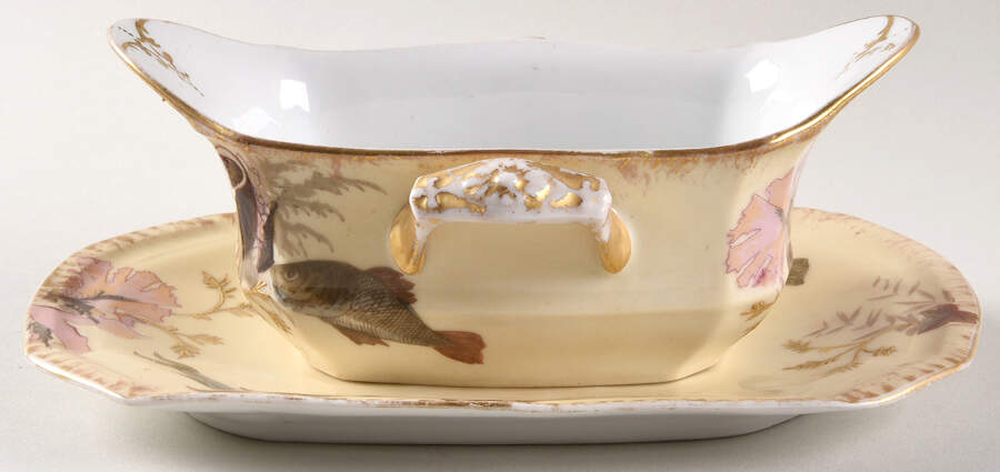 BWD888 Gravy Boat & Underplate by Bawo & Dotter-1