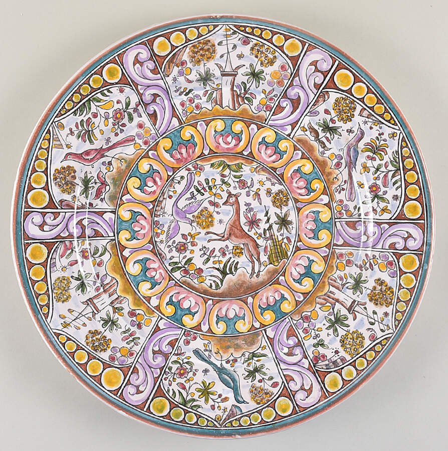 GIFTWARE 17" Wall Plate by Berardos-1