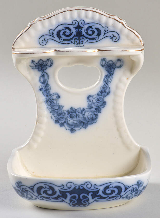 Wynford Hanging Toothbrush Holder with Soap Dish by Bishop & Stonier-1