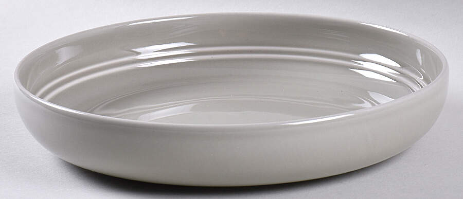 Mono Coupe Light Grey Individual Dinner Bowl by Banquet-1