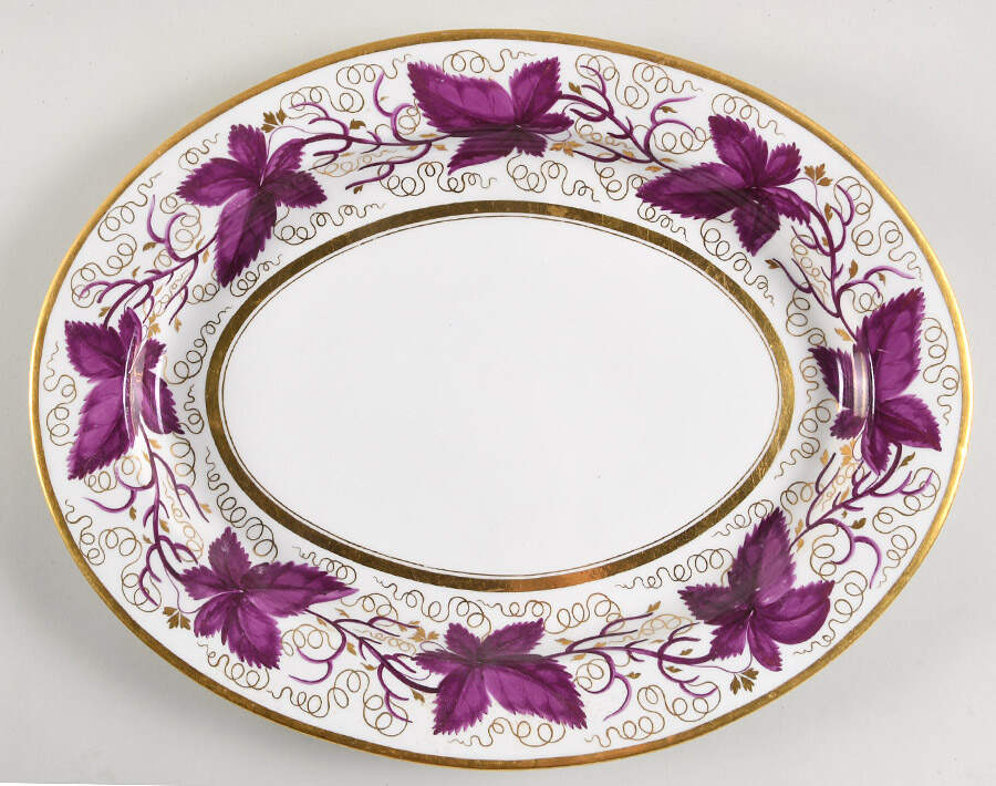 FBW6 16" Oval Serving Platter by Barr, Flight & Barr-1