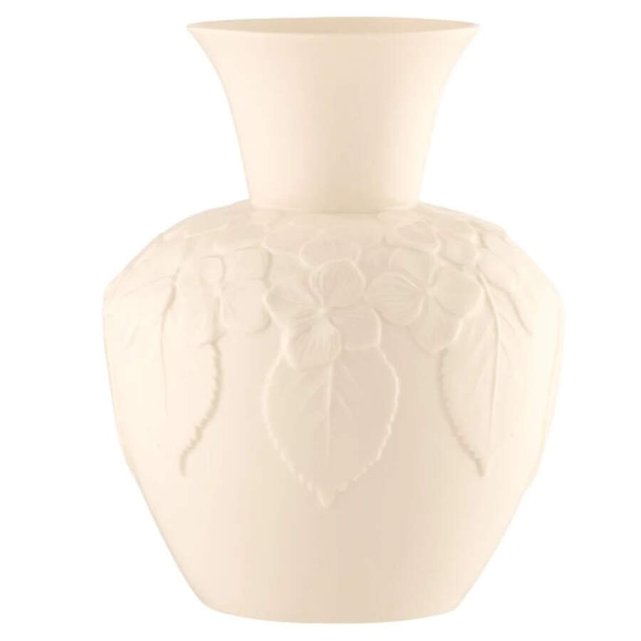 Hydrangea 8" Vase by Belleek Pottery (Ireland)-1