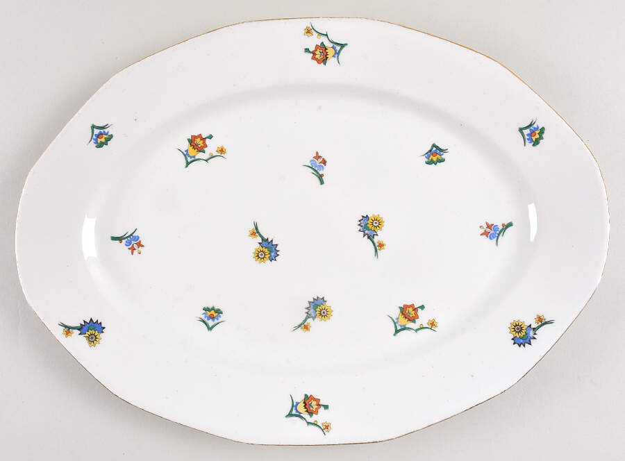 8886 15" Oval Serving Platter by Bloch & Co-1