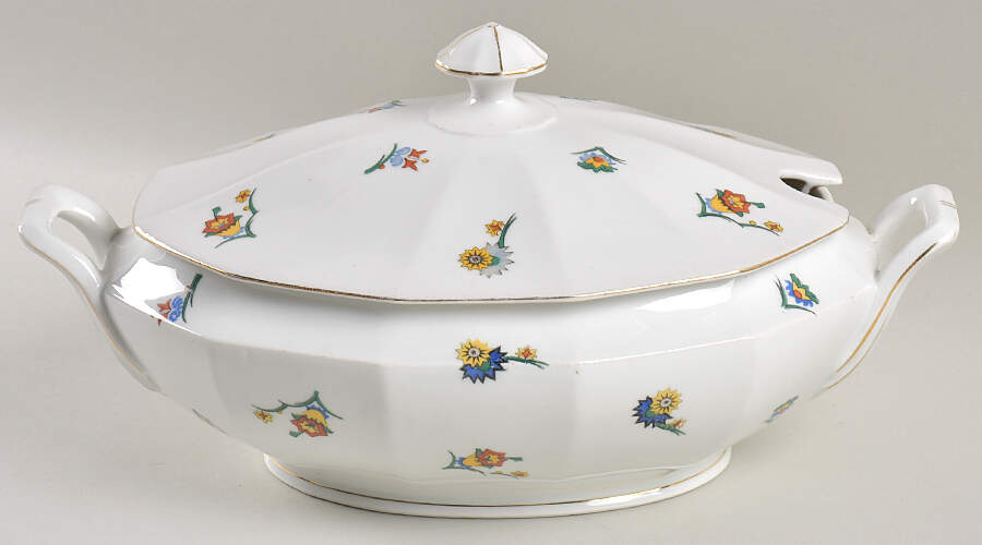 8886 Oval Covered Vegetable by Bloch & Co-1
