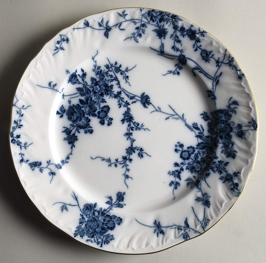 Princess (Gold Trim) Dinner Plate by Booths-1