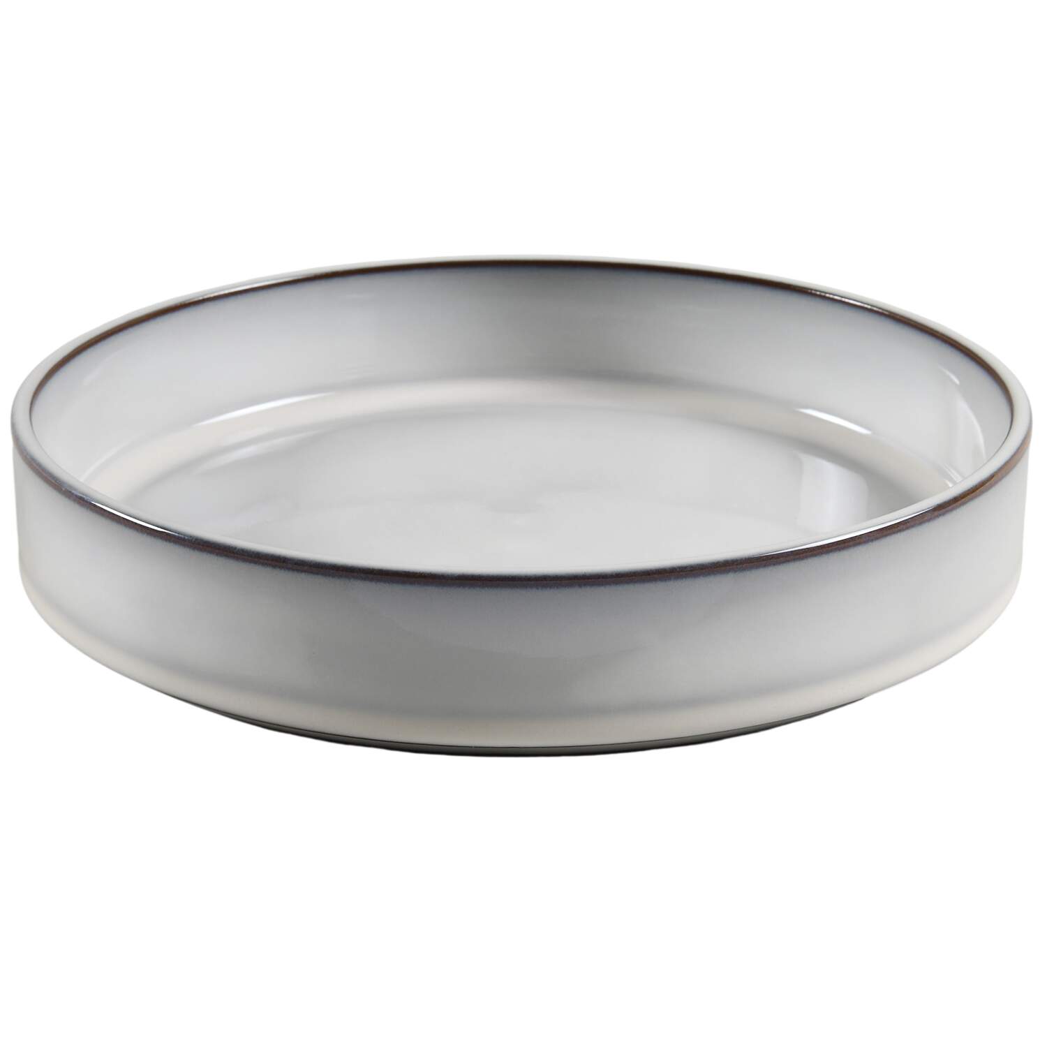 Santorini Mist Moonstone White Individual Dinner Bowl by Bloomhouse China-1