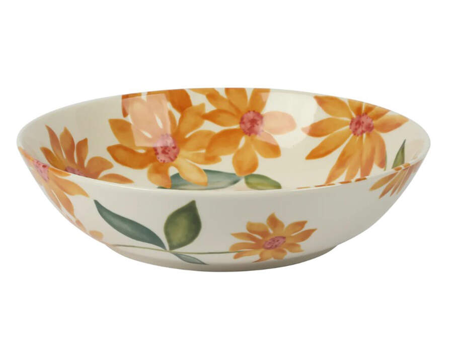 Sunnyflower 12" Round Serving Bowl by Bloomhouse China-1