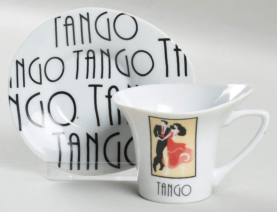 BTE1 Flat Demitasse Cup & Saucer Set by Bijoux Terner-1