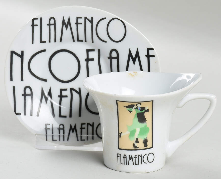 BTE1 Flat Demitasse Cup & Saucer Set by Bijoux Terner-1