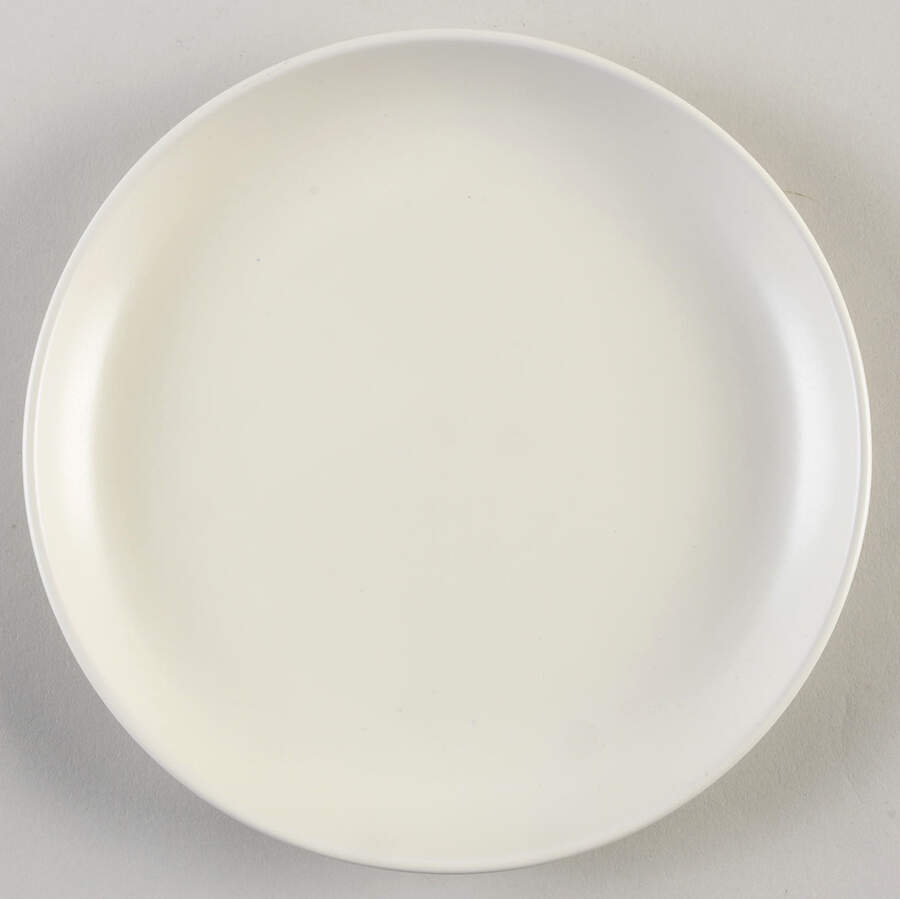 Mono Coupe Ivory Salad Plate by Banquet-1