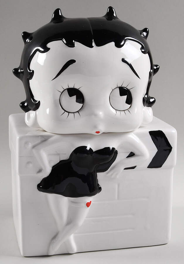 Cookie Jars Figural Cookie Jar & Lid by Benjamin & Medwin-1