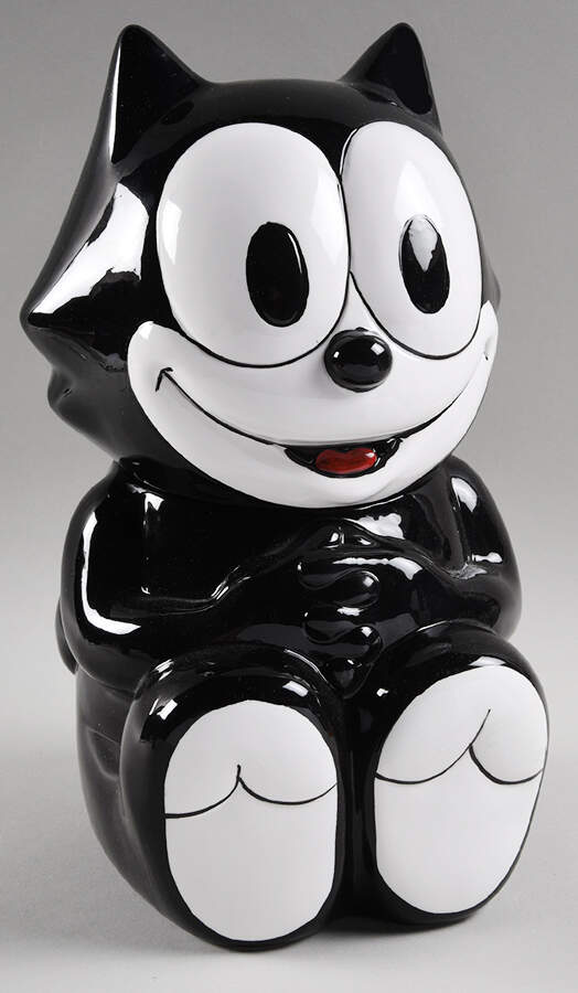 Cookie Jars Figural Cookie Jar & Lid by Benjamin & Medwin-1