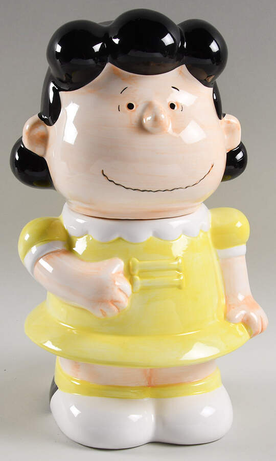 Cookie Jars Figural Cookie Jar & Lid by Benjamin & Medwin-1