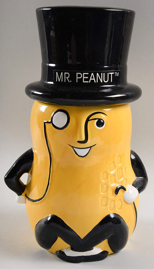 Cookie Jars Figural Cookie Jar & Lid by Benjamin & Medwin-1