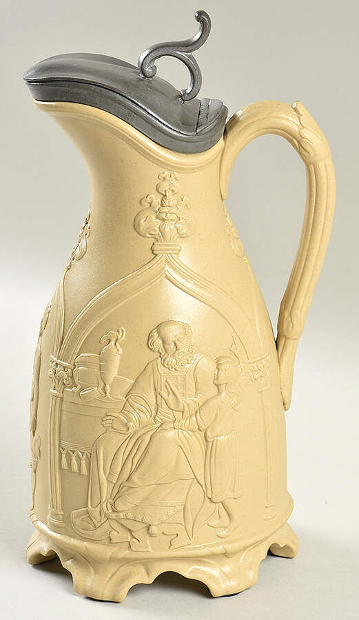 Samuel and Eli 24 Oz Jug & Metal Lid by T & R Boote-1