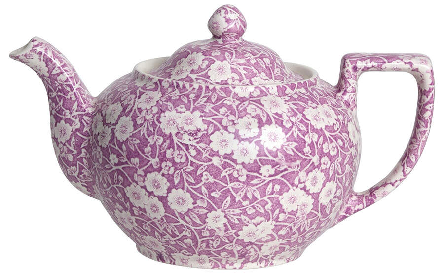 Blossom Calico Teapot & Lid by Burgess & Leigh-1