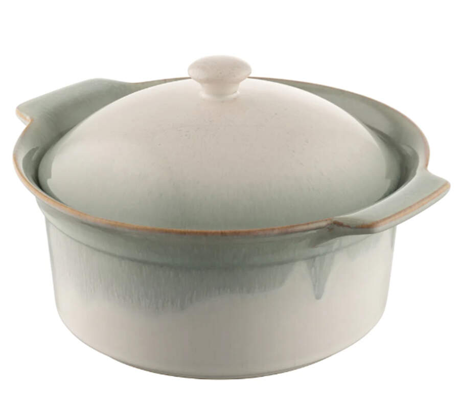 Tivoli 2 Qt Round Covered Casserole by Belleek Pottery (Ireland)-1