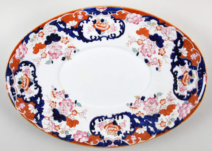 New Chusan Underplate for Oval Tureen by Booths-1
