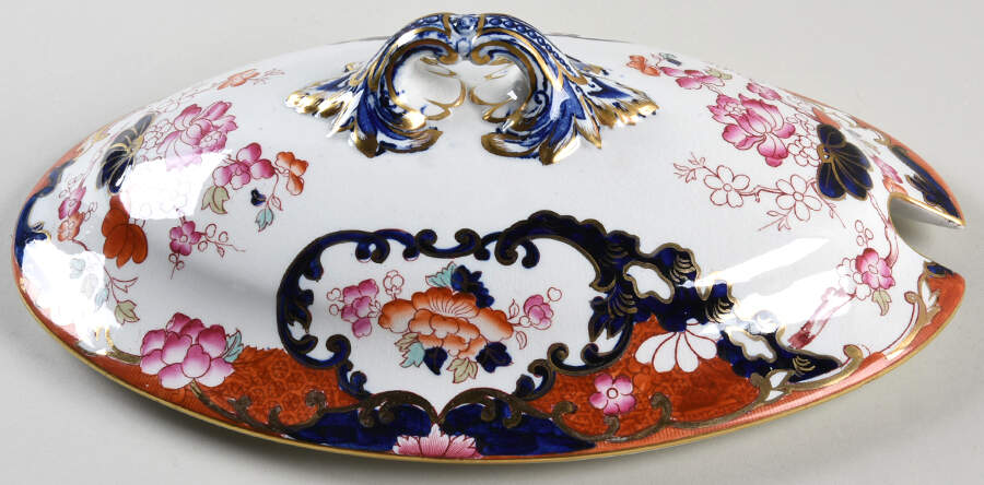 New Chusan Lid for Oval Tureen by Booths-1