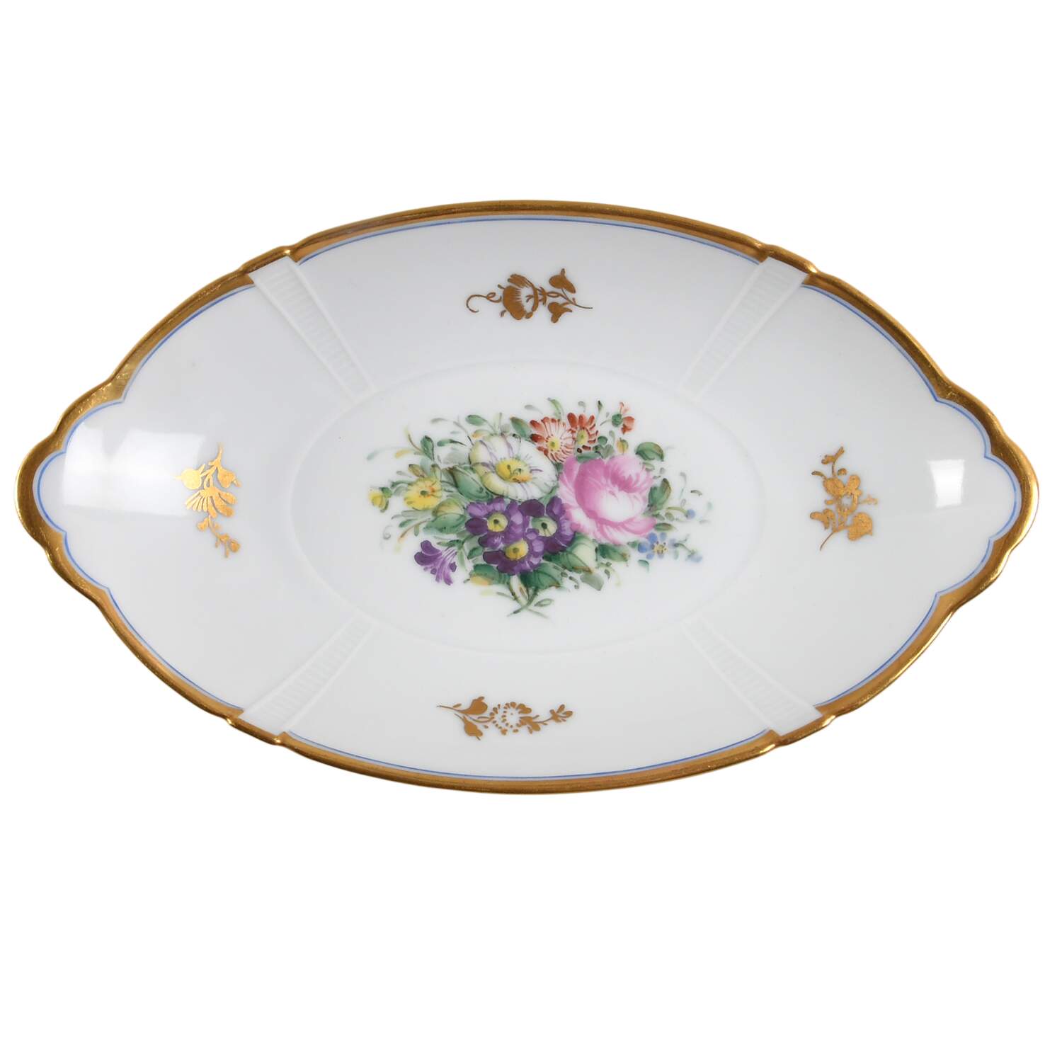 Herregaard 10" Oval Vegetable Bowl by Bing & Grondahl-1