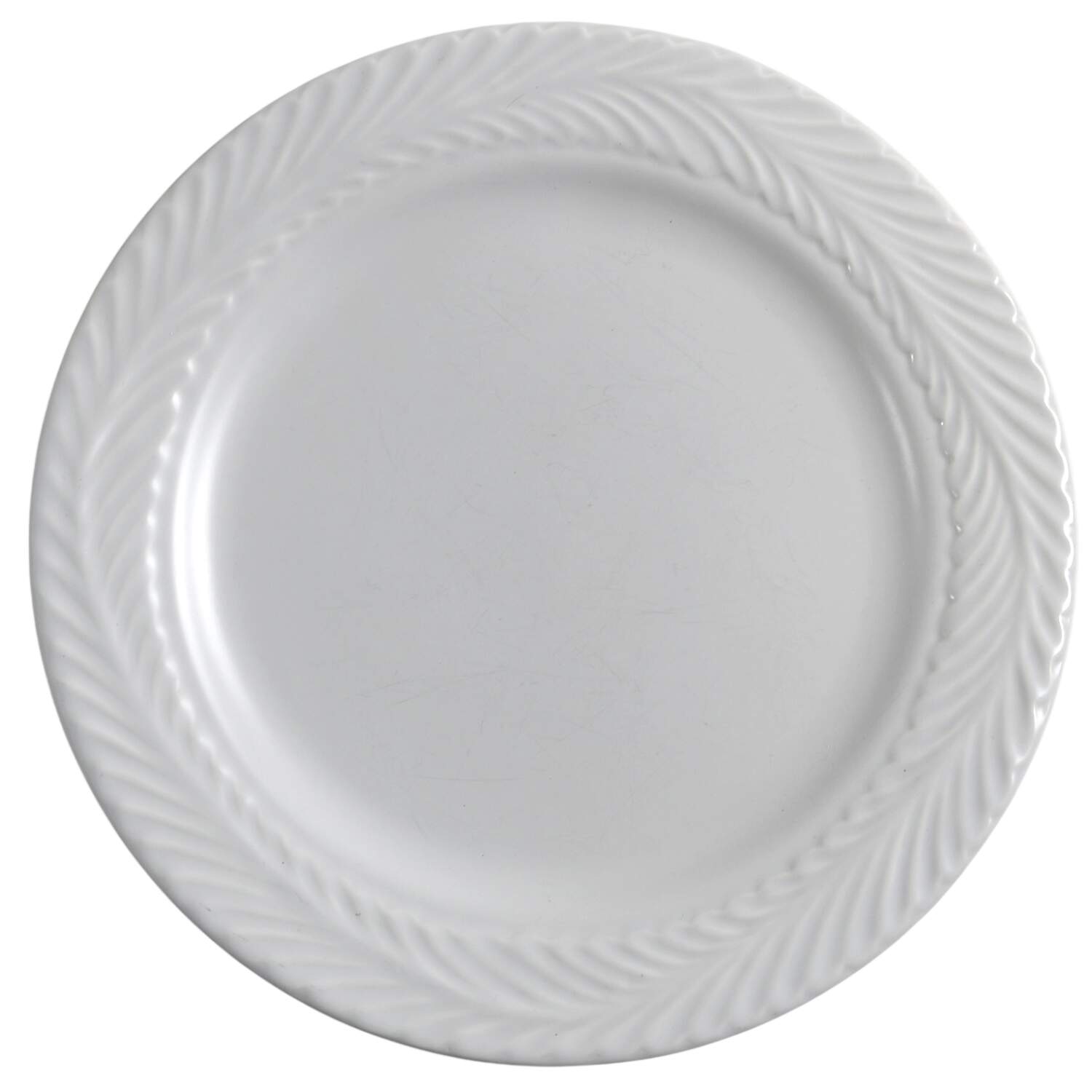 Asheville Vine  Gray Dinner Plate by Bee & Willow Home-1
