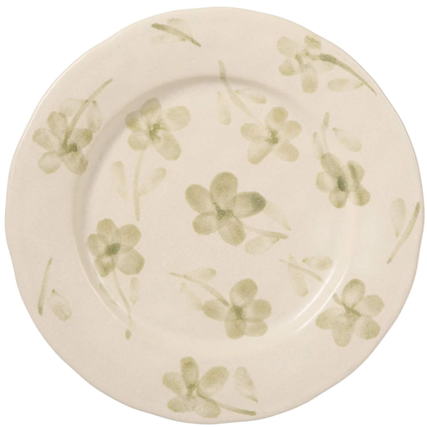 Porto Petals-Green Orchid Dinner Plate by Bloomhouse China-1