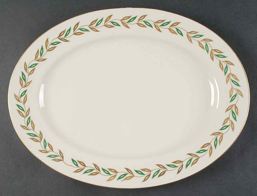 Alberta 15" Oval Serving Platter by Castleton (USA)-1