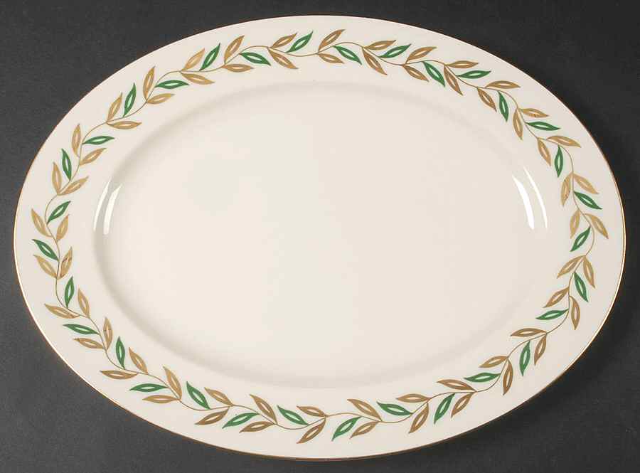 Alberta 13" Oval Serving Platter by Castleton (USA)-1