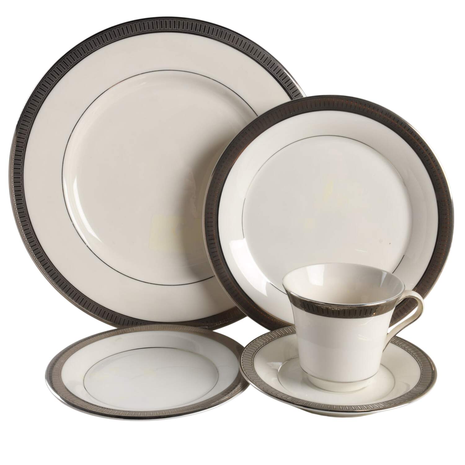 Andante 5 Piece Place Setting by Castleton (USA)-1