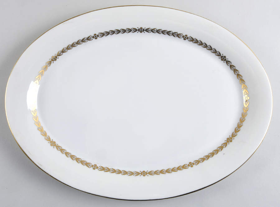 Aria 15" Oval Serving Platter by Castleton (USA)-1