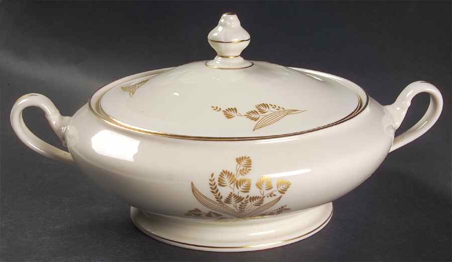 Autumn Lea Round Covered Vegetable by Castleton (USA)-1
