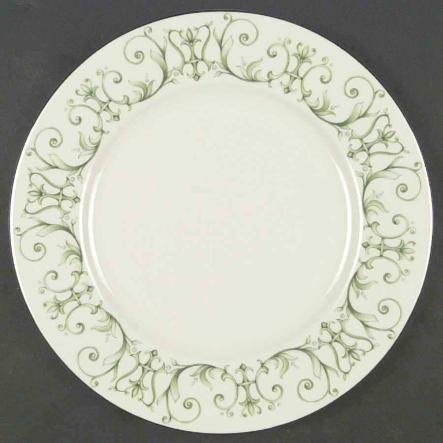 Baroque Scroll Dinner Plate by Castleton (USA)-1