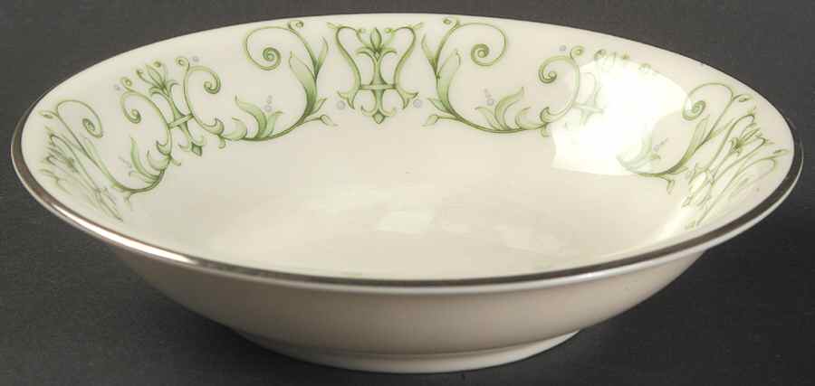 Baroque Scroll Fruit/Dessert (Sauce) Bowl by Castleton (USA)-1