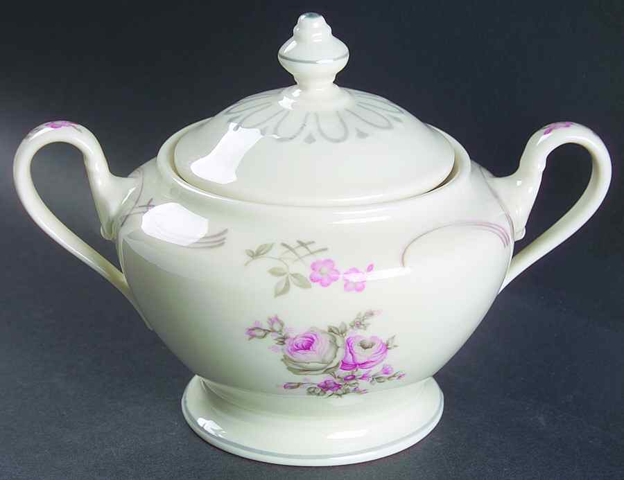 Belrose Sugar Bowl & Lid by Castleton (USA)-1
