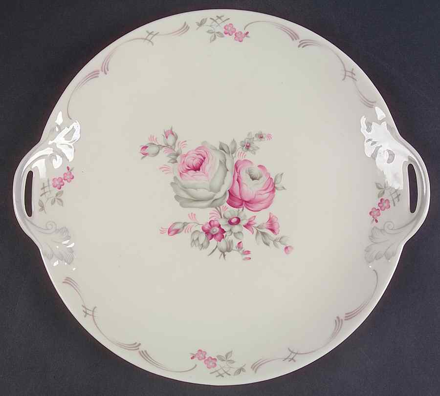 Belrose Handled Cake Plate by Castleton (USA)-1