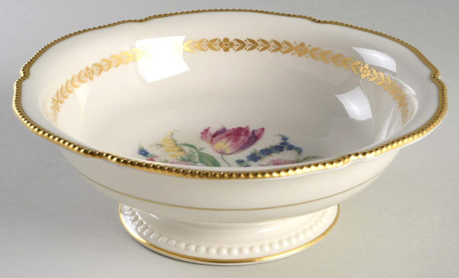 Bellwood Ivory 9" Round Vegetable Bowl by Castleton (USA)-1