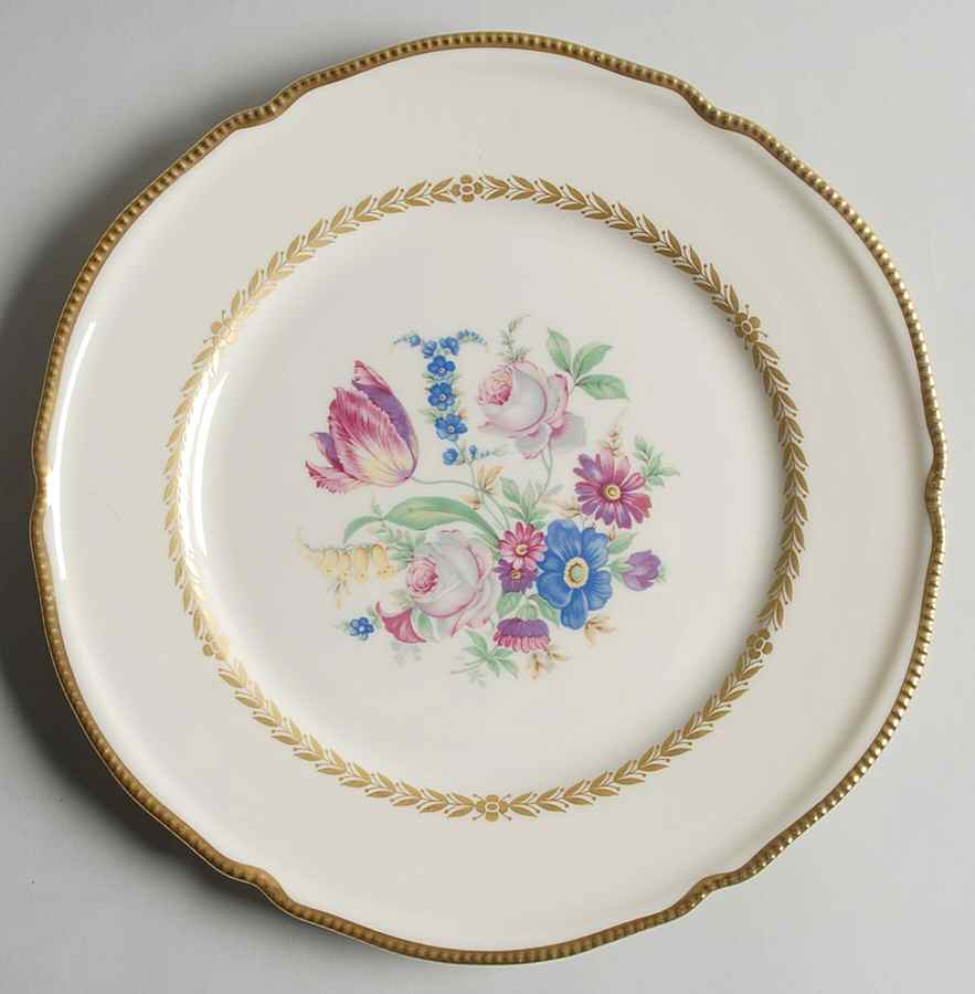 Bellwood Ivory Dinner Plate by Castleton (USA)-1