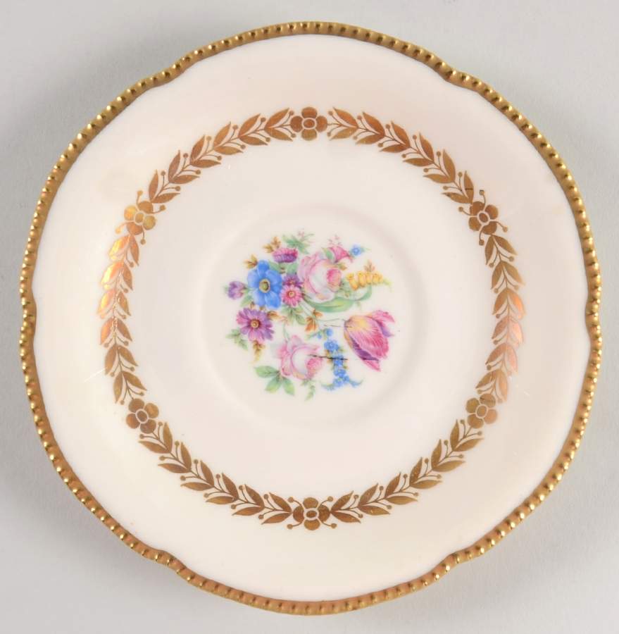 Bellwood Ivory Saucer by Castleton (USA)-1