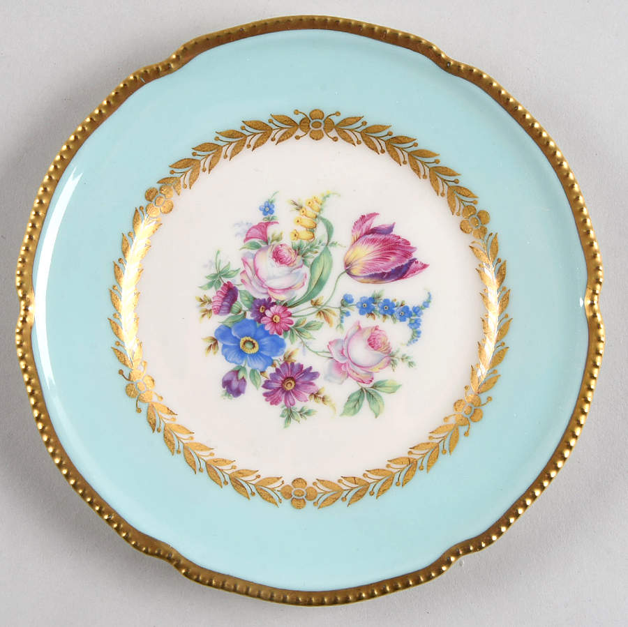 Bellwood Turquoise Bread & Butter Plate by Castleton (USA)-1