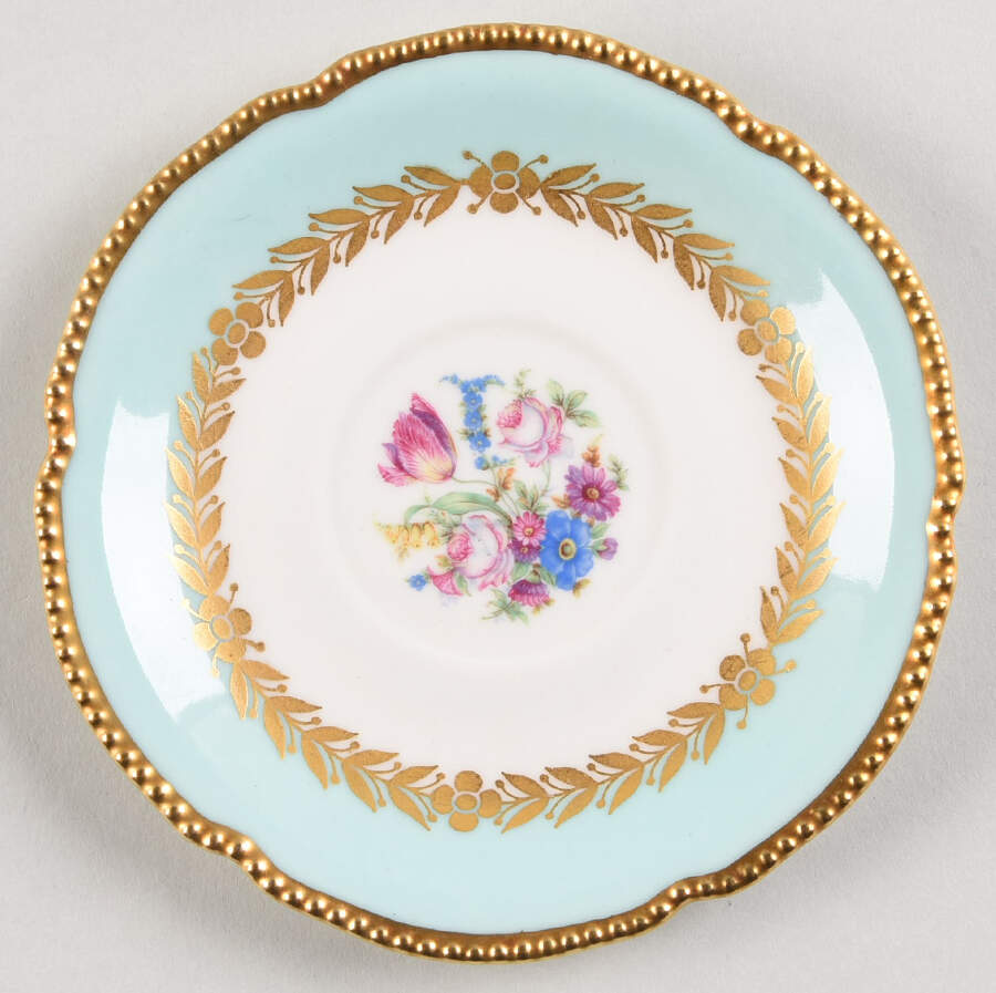 Bellwood Turquoise Saucer for Demitasse Cup by Castleton (USA)-1