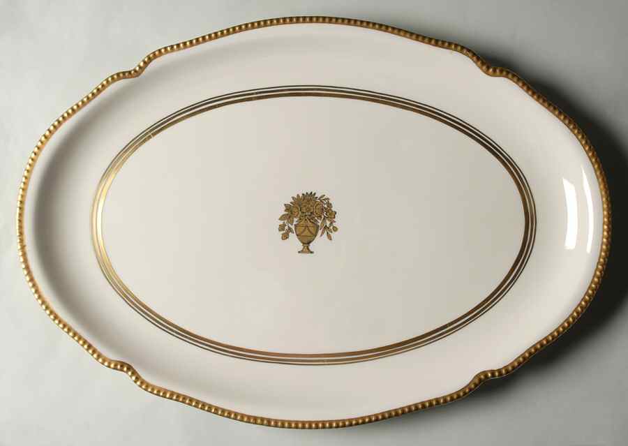 Belmont 19" Oval Serving Platter by Castleton (USA)-1