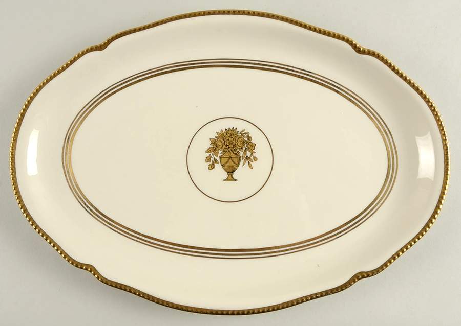 Belmont 16" Oval Serving Platter by Castleton (USA)-1