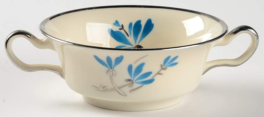 Berkeley Footed Cream Soup Bowl by Castleton (USA)-1