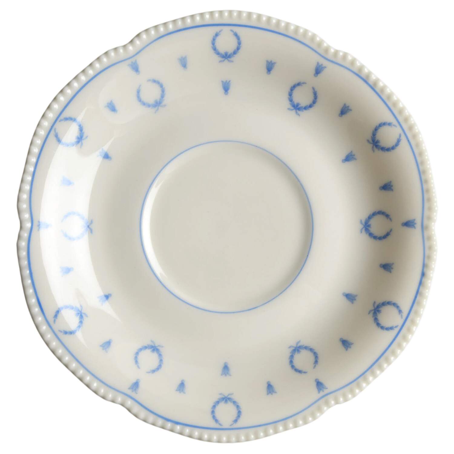 Blue Bow Saucer by Castleton (USA)-1