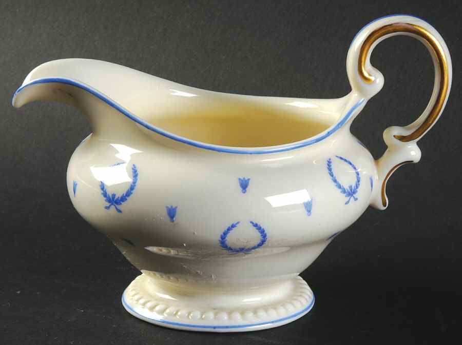 Blue Bow Creamer by Castleton (USA)-1